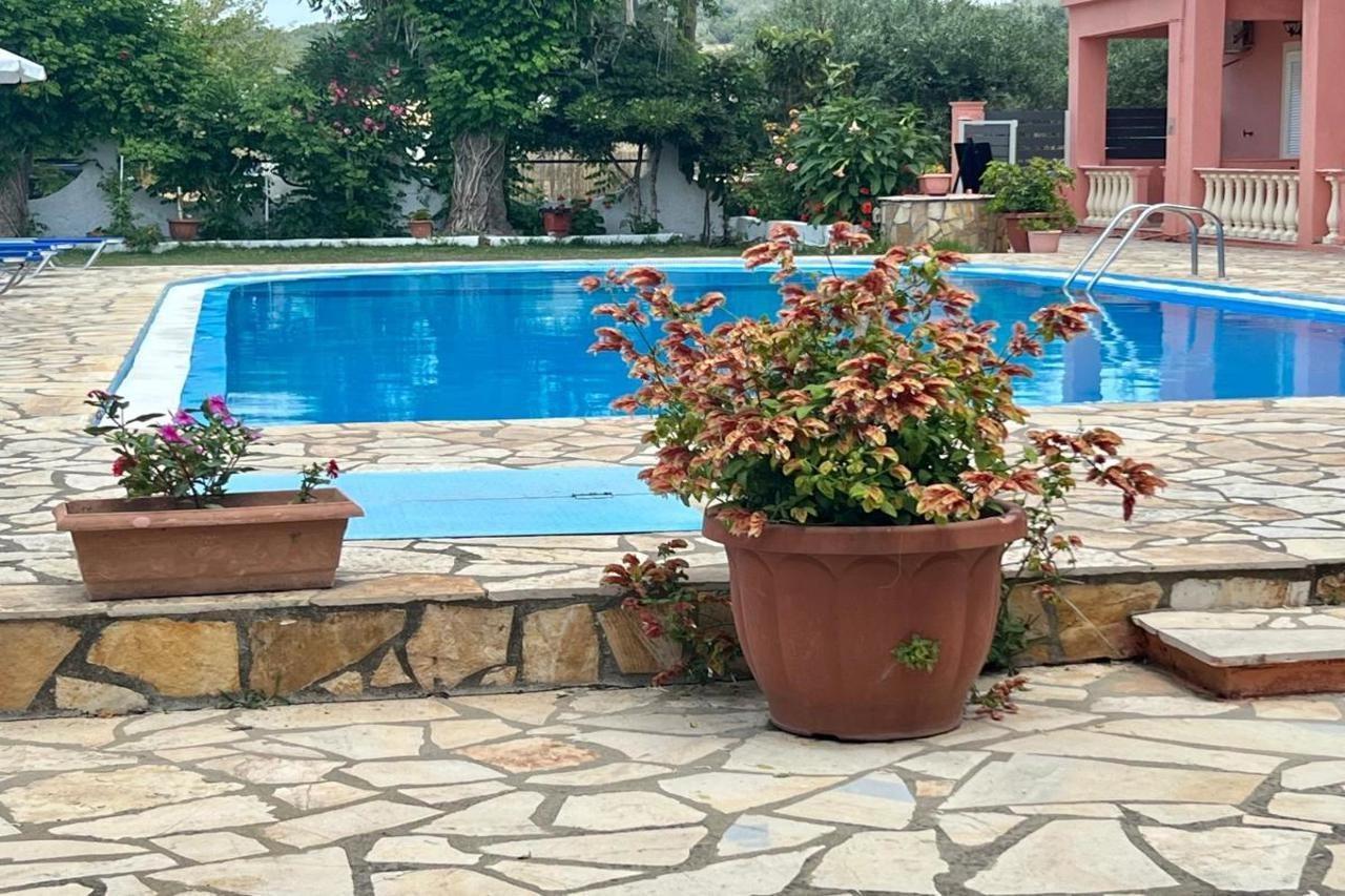 Elena Pool Aparthotel Agios Georgios  Bagian luar foto